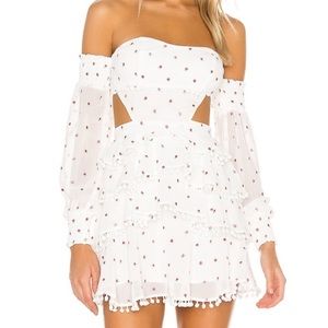 Majorelle soho roses mini dress